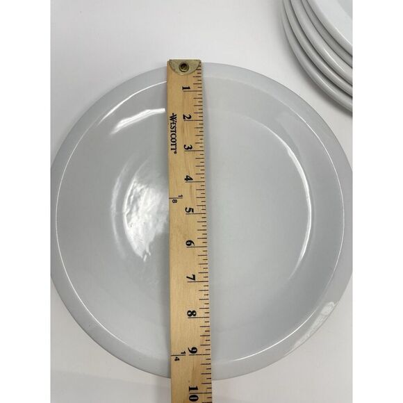 Culinary Arts CAFEWARE Restaurant Dinner Plate 9.75" Heavy White Porcelain - Picture 2 of 8